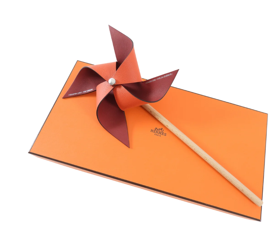 Hermes 2022 Spring Summer Light-Hearted leather pinwheel