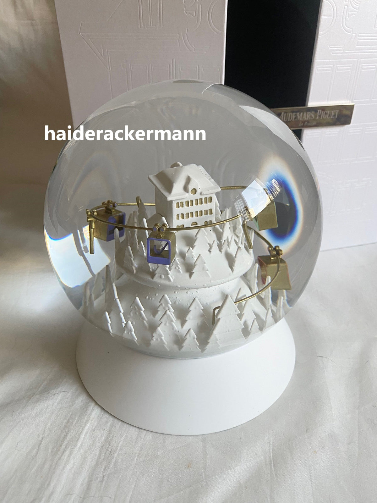 Audemars Piguet 2024 Christmas snow mountain cable car snow globe
