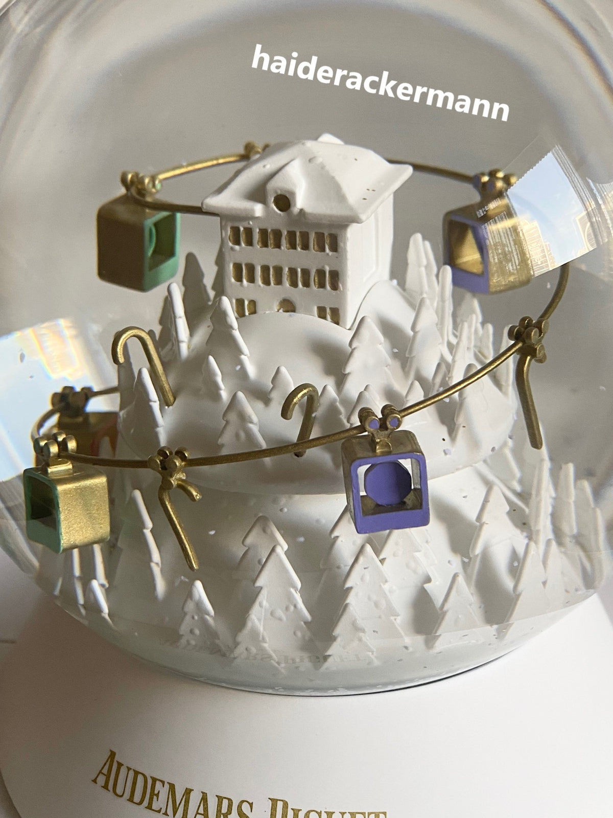 Audemars Piguet 2024 Christmas snow mountain cable car snow globe