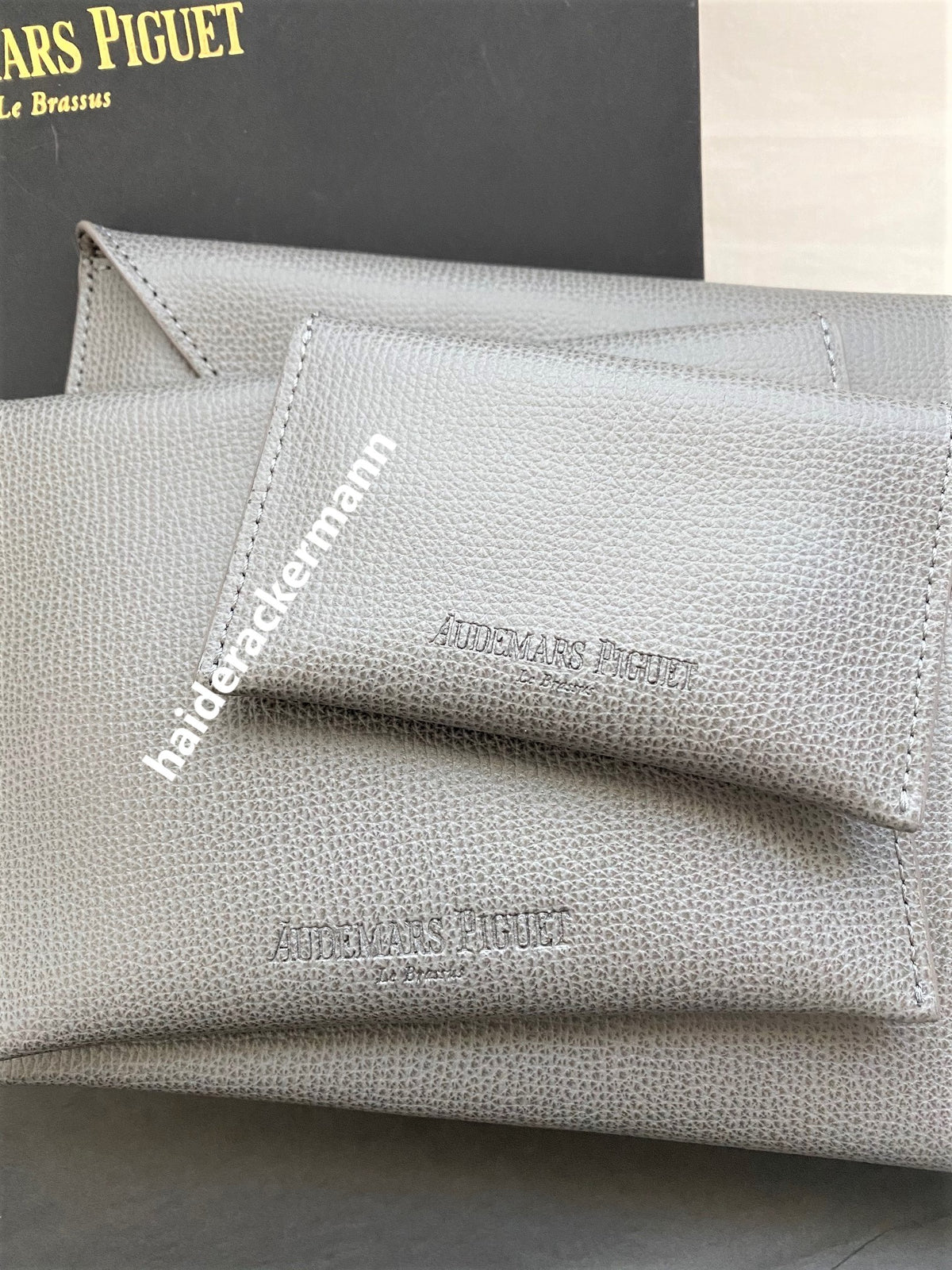 Audemars Piguet 2020 leather envelope pouch set of 3
