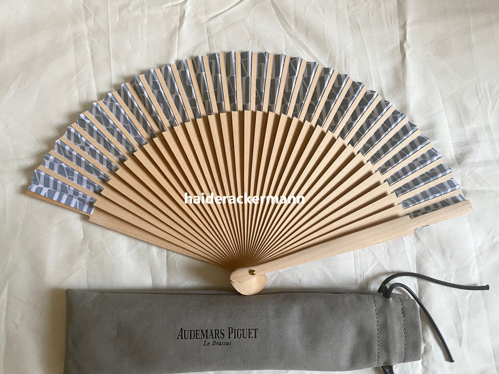 Audemars Piguet 2025 150th anniversary AP logo folding fan