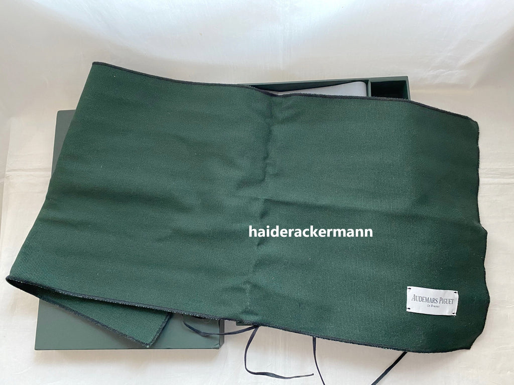 Audemars Piguet 2019 AP logo grey silk scarf