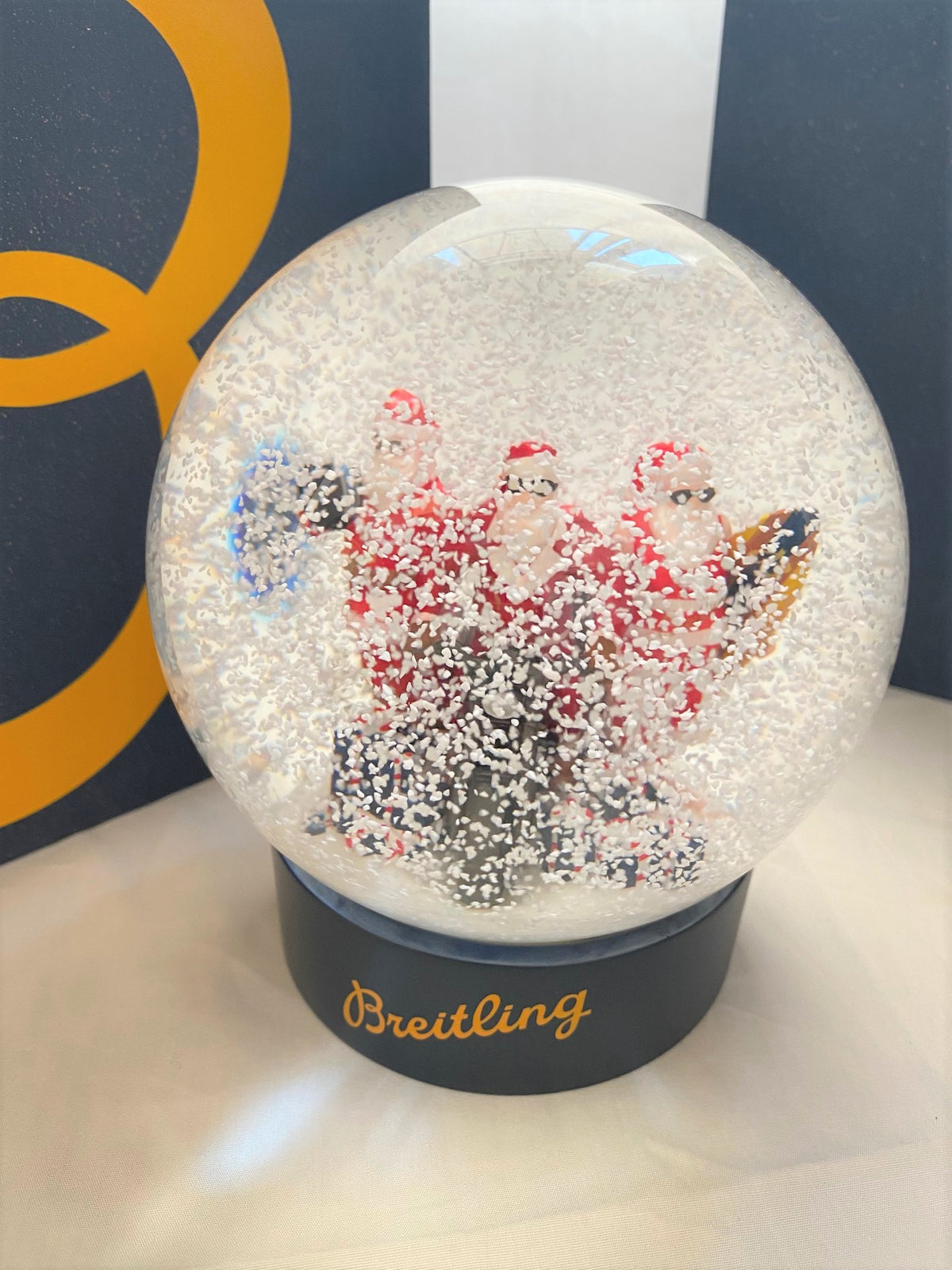 Breitling 2020 Christmas Santa Claus snow globe