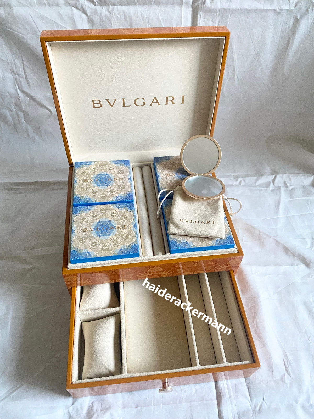 Bvlgari 2023 Mid-Autumn festival jewelry box with mirror