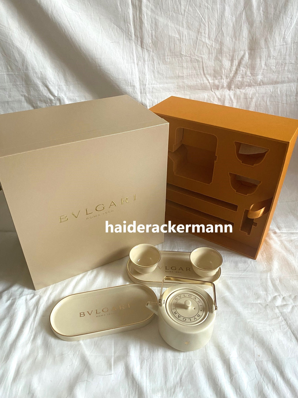 Bvlgari 2024 Mid-Autumn festival ceramic teapot cups box set