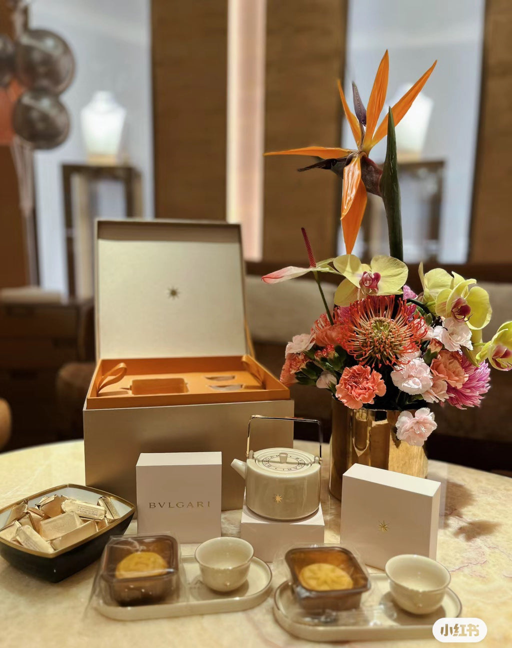 Bvlgari 2024 Mid-Autumn festival ceramic teapot cups box set