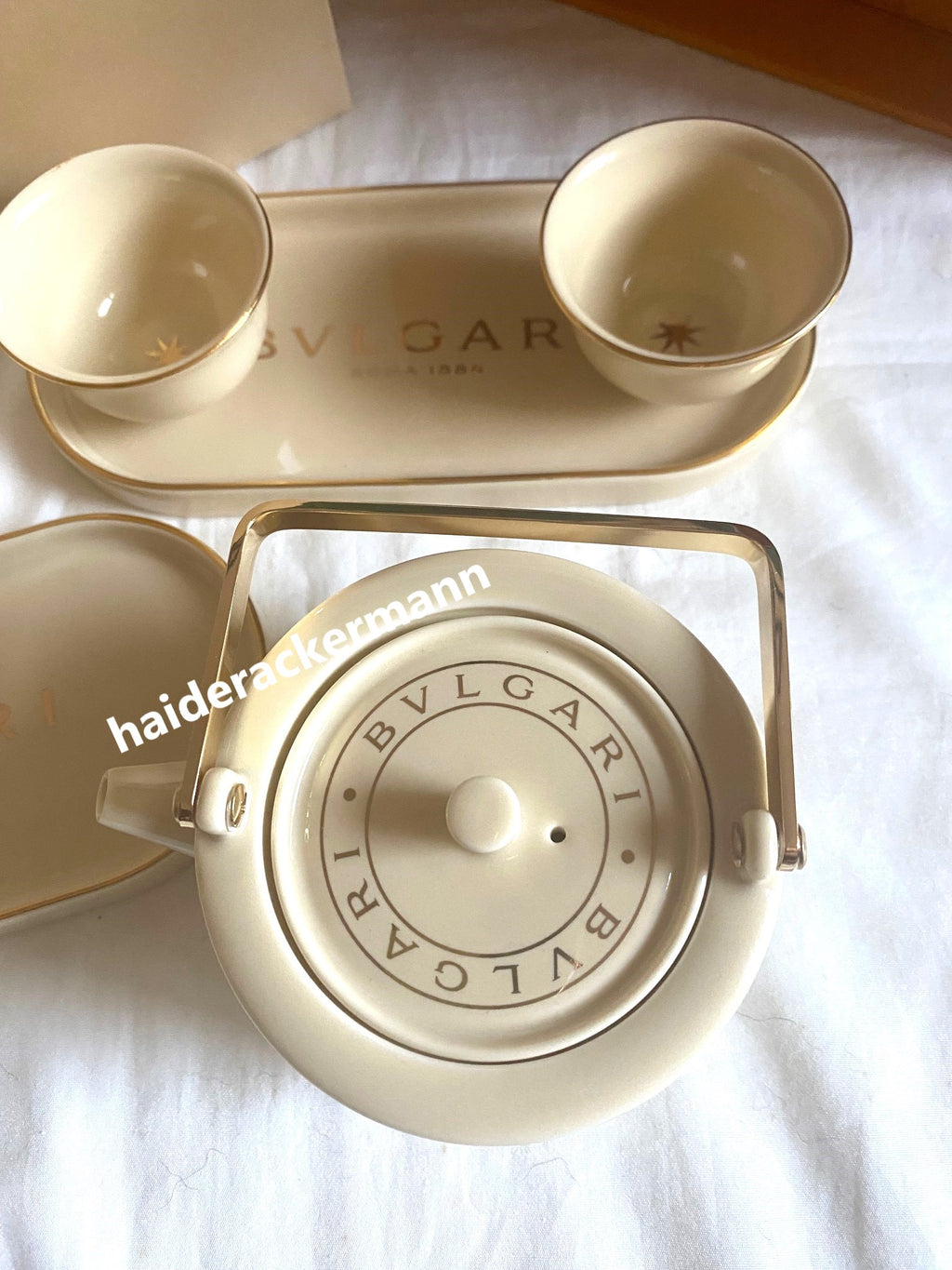Bvlgari 2024 Mid-Autumn festival ceramic teapot cups box set