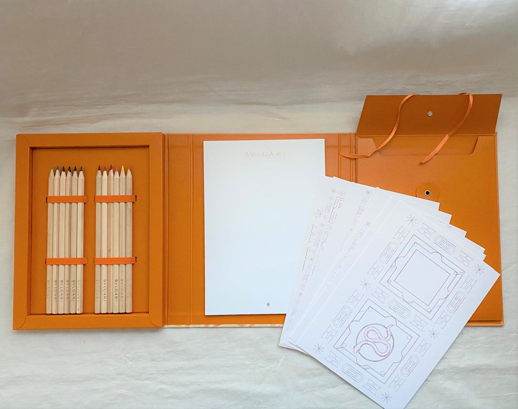 Bvlgari 2021 high jewelry event drawing kit