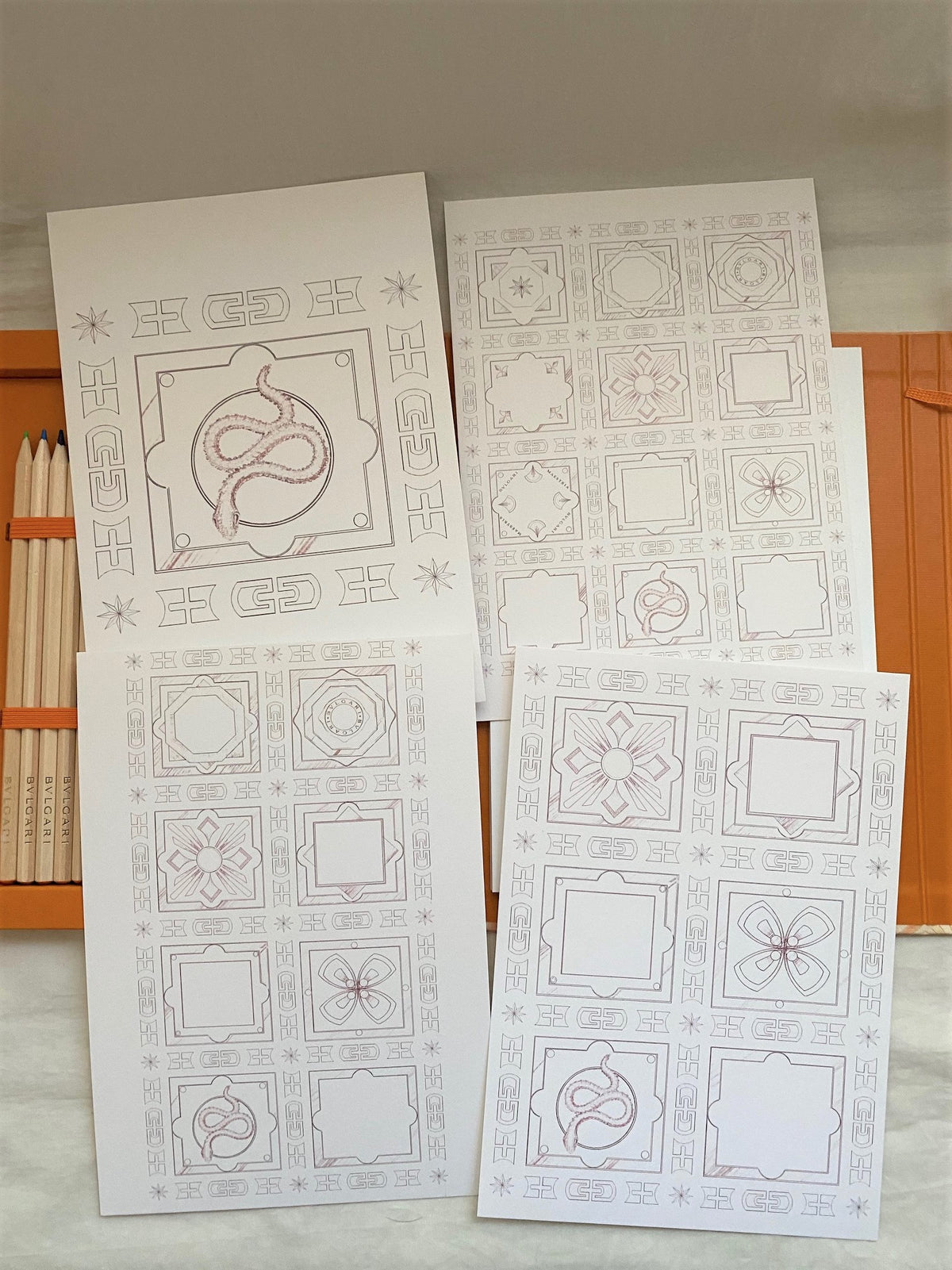 Bvlgari 2021 high jewelry event drawing kit