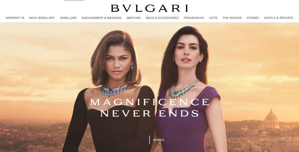 Bvlgari 2023 magnificence never ends ceramic trinket tray