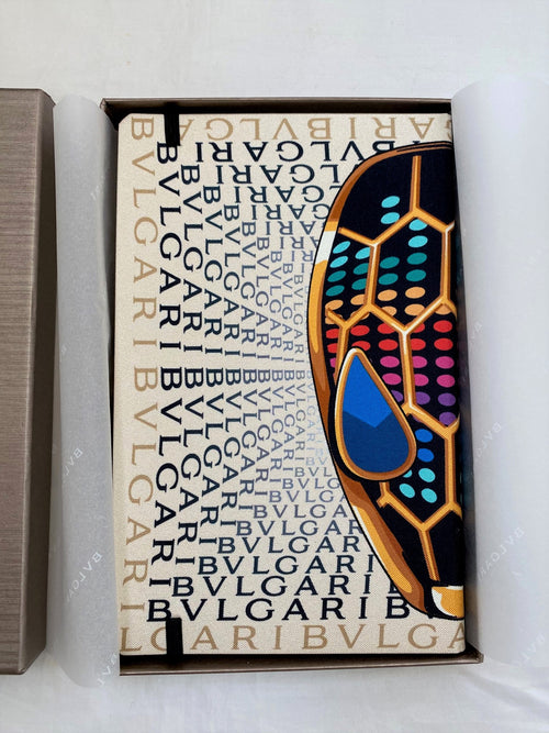 Bvlgari Serpenti snake head notebook
