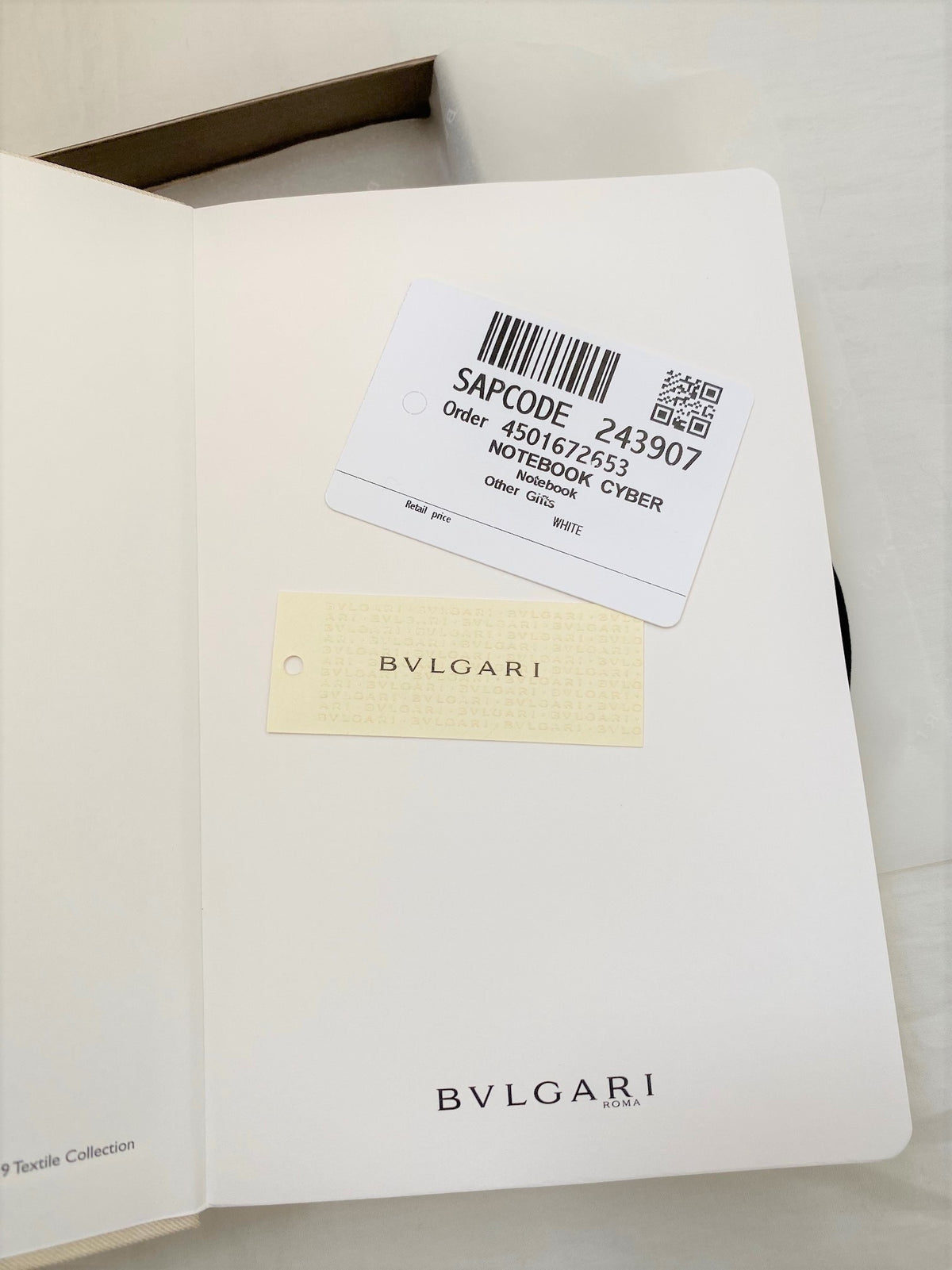 Bvlgari Serpenti snake head notebook