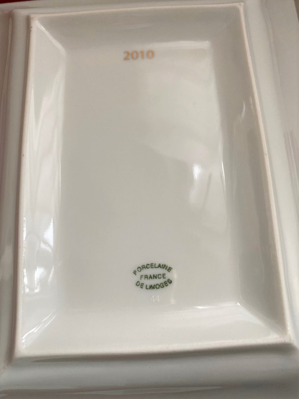 Cartier 2010 Hong Kong Prince building limoges trinket tray