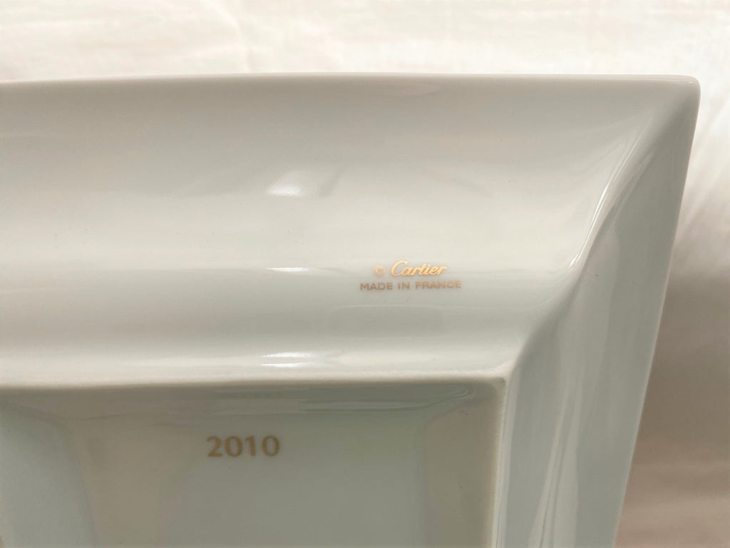 Cartier 2010 Hong Kong Prince building limoges trinket tray