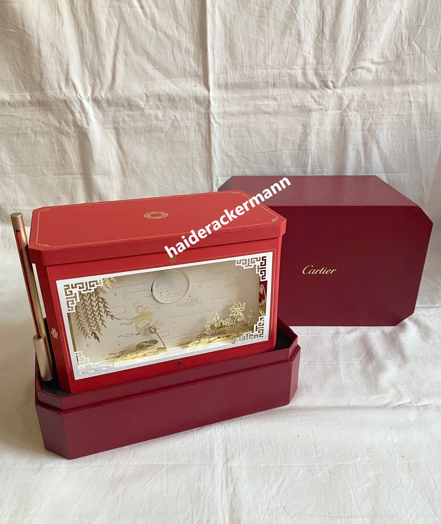 Cartier 2022 Mid-Autumn festival panther paper cut lantern