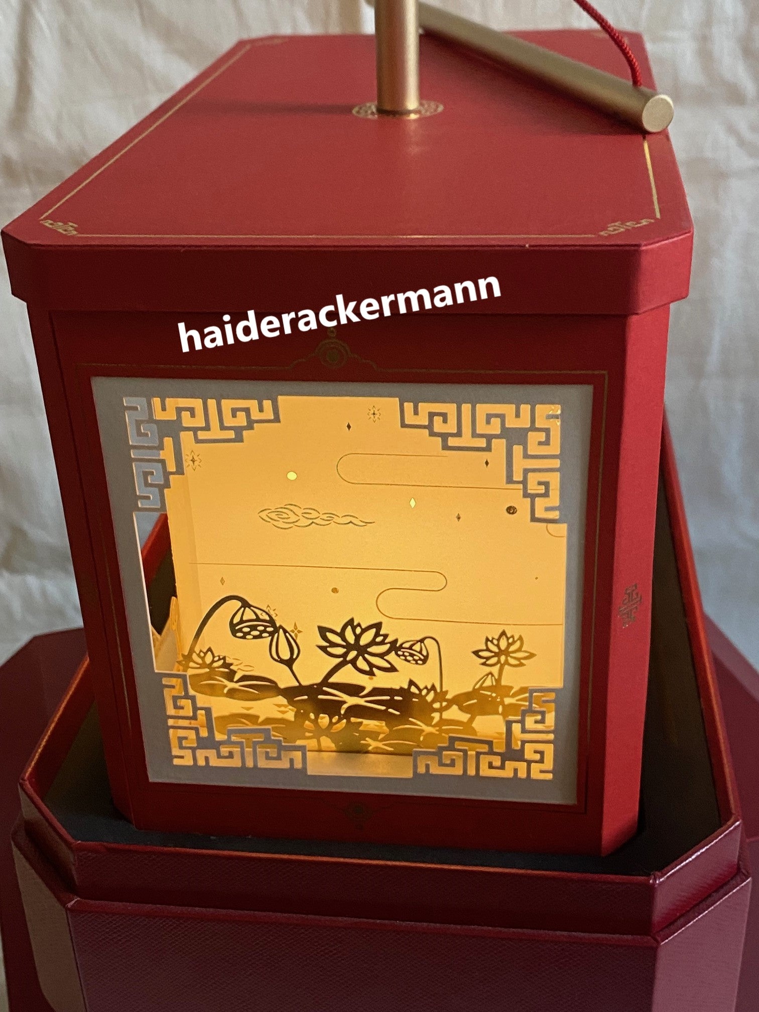 Cartier 2022 Mid-Autumn festival panther paper cut lantern