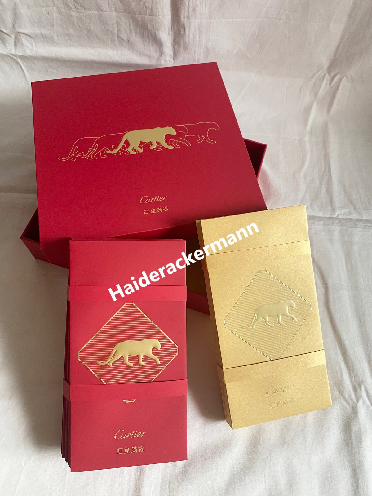 Cartier 2024 Chinese New Year red packet envelopes box set