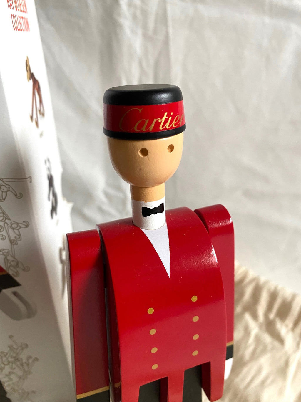 Cartier X Kay Bojesen 2020 Christmas wooden bellboy puppet figure 20 cm