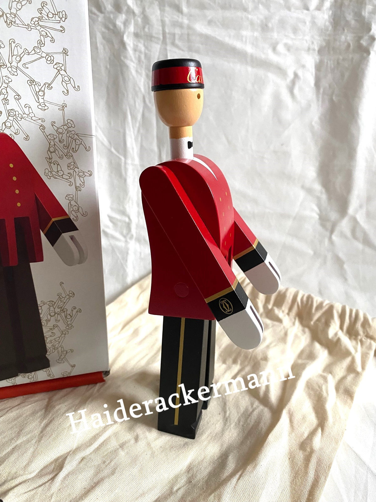 Cartier X Kay Bojesen 2020 Christmas wooden bellboy puppet figure 20 cm