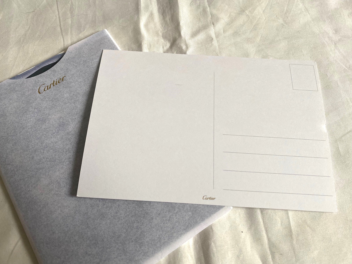 Cartier 2023 Le Voyage Recommence Beijing exhibition notebook & stamp box set