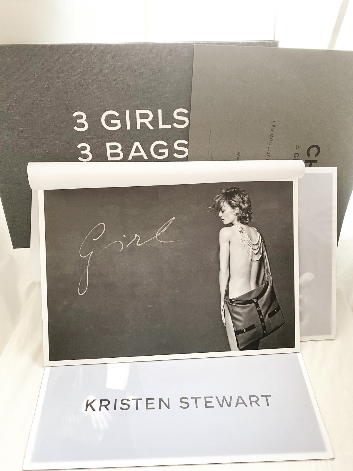 Chanel 2015 Spring Summer 3 girls 3 bags campaign photograph boards