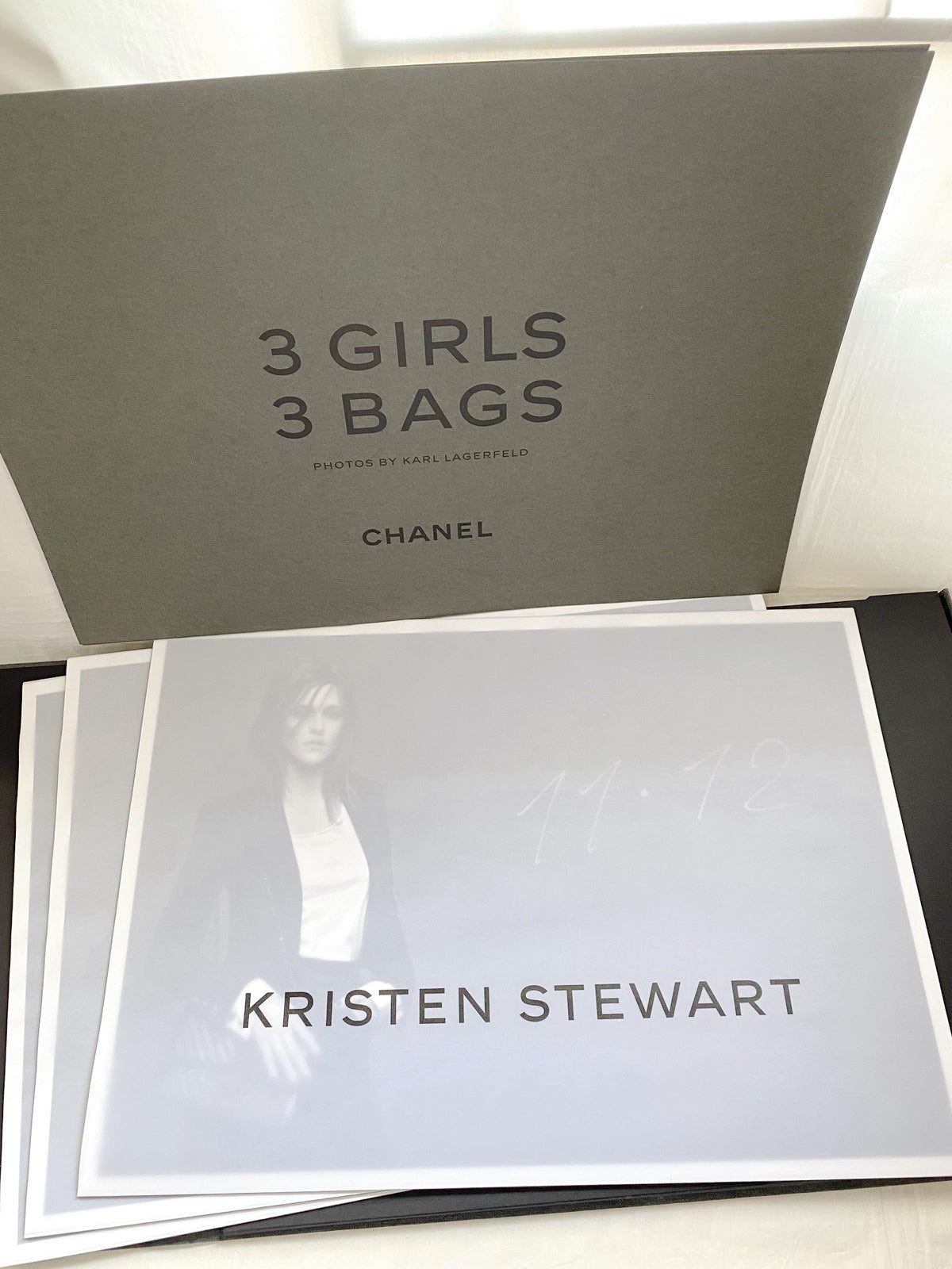 Chanel 2015 Spring Summer 3 girls 3 bags campaign photograph boards