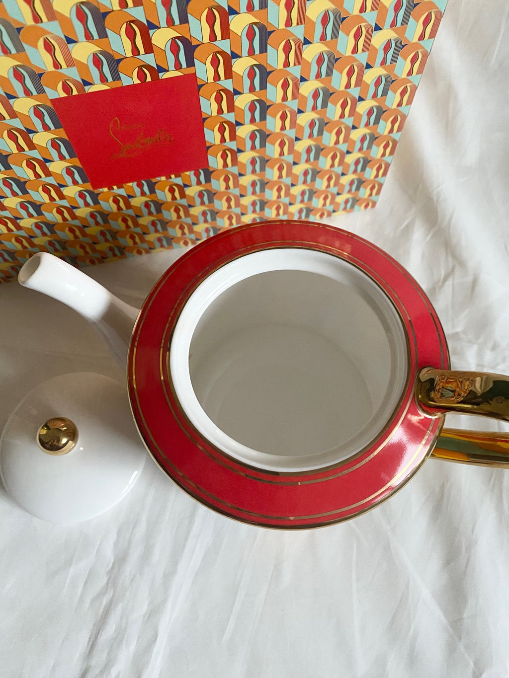 Christian Louboutin 2024 art deco big teapot box set