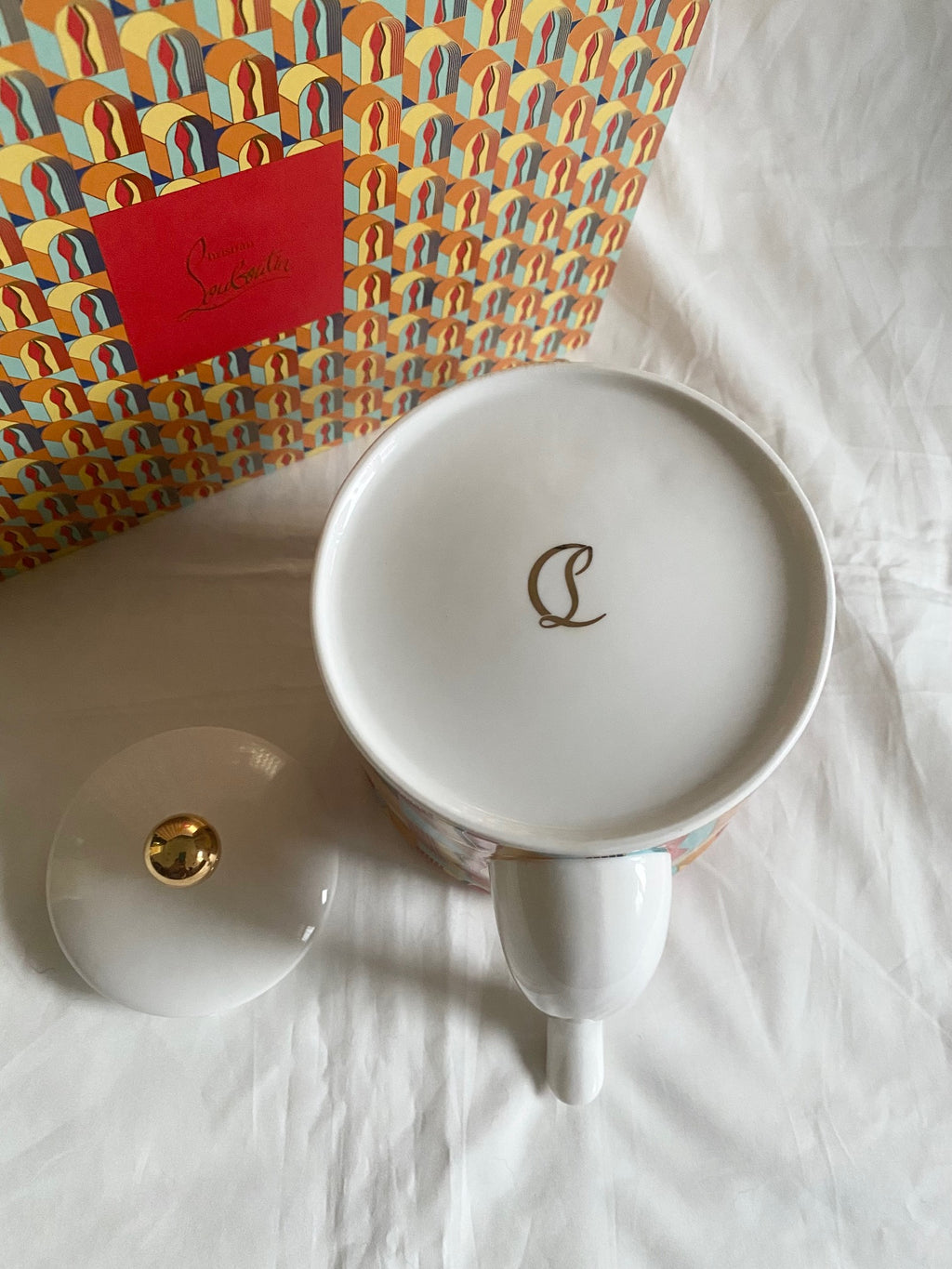 Christian Louboutin 2024 art deco big teapot box set