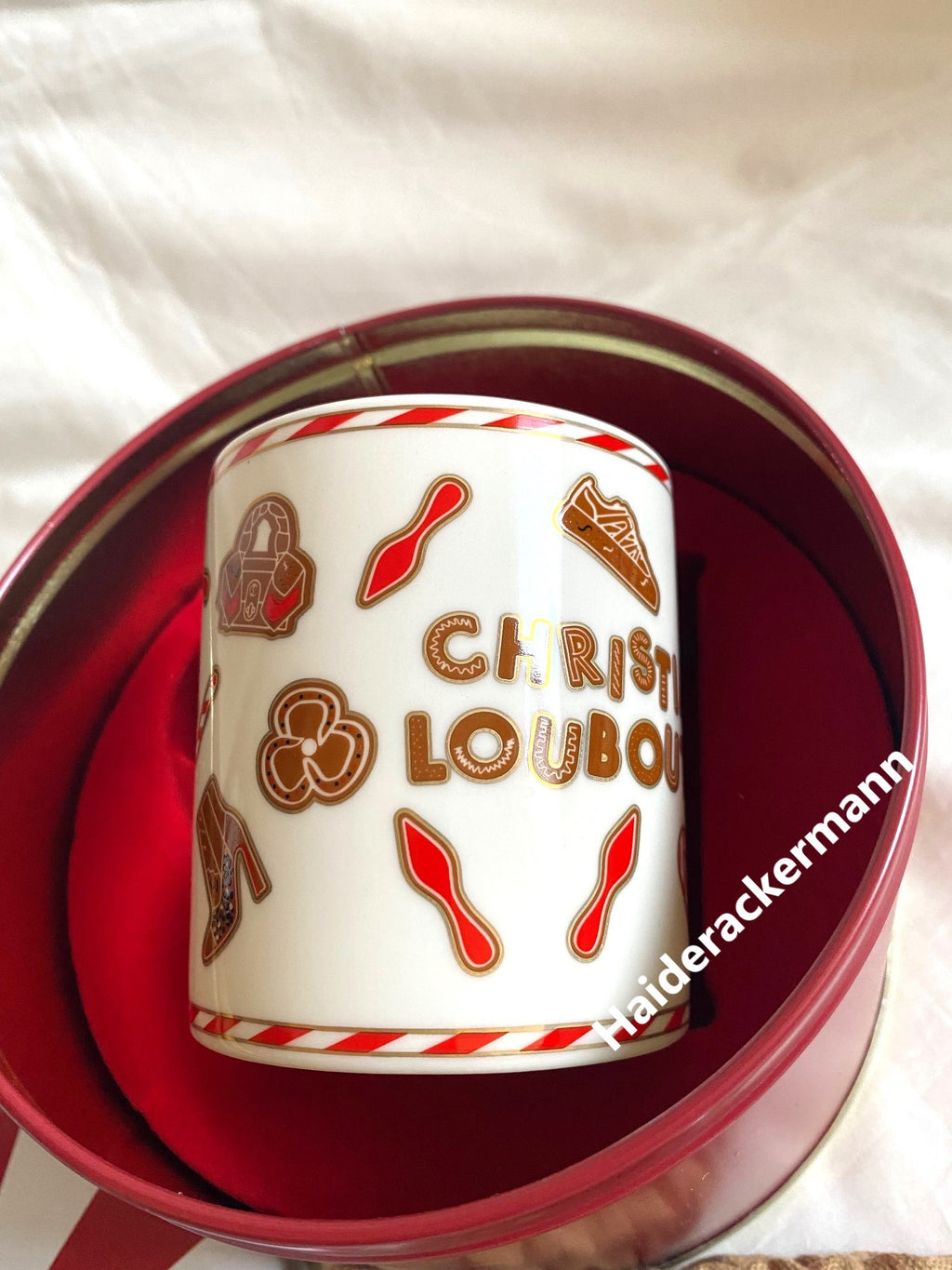 Christian Louboutin mug tea diffuser box set