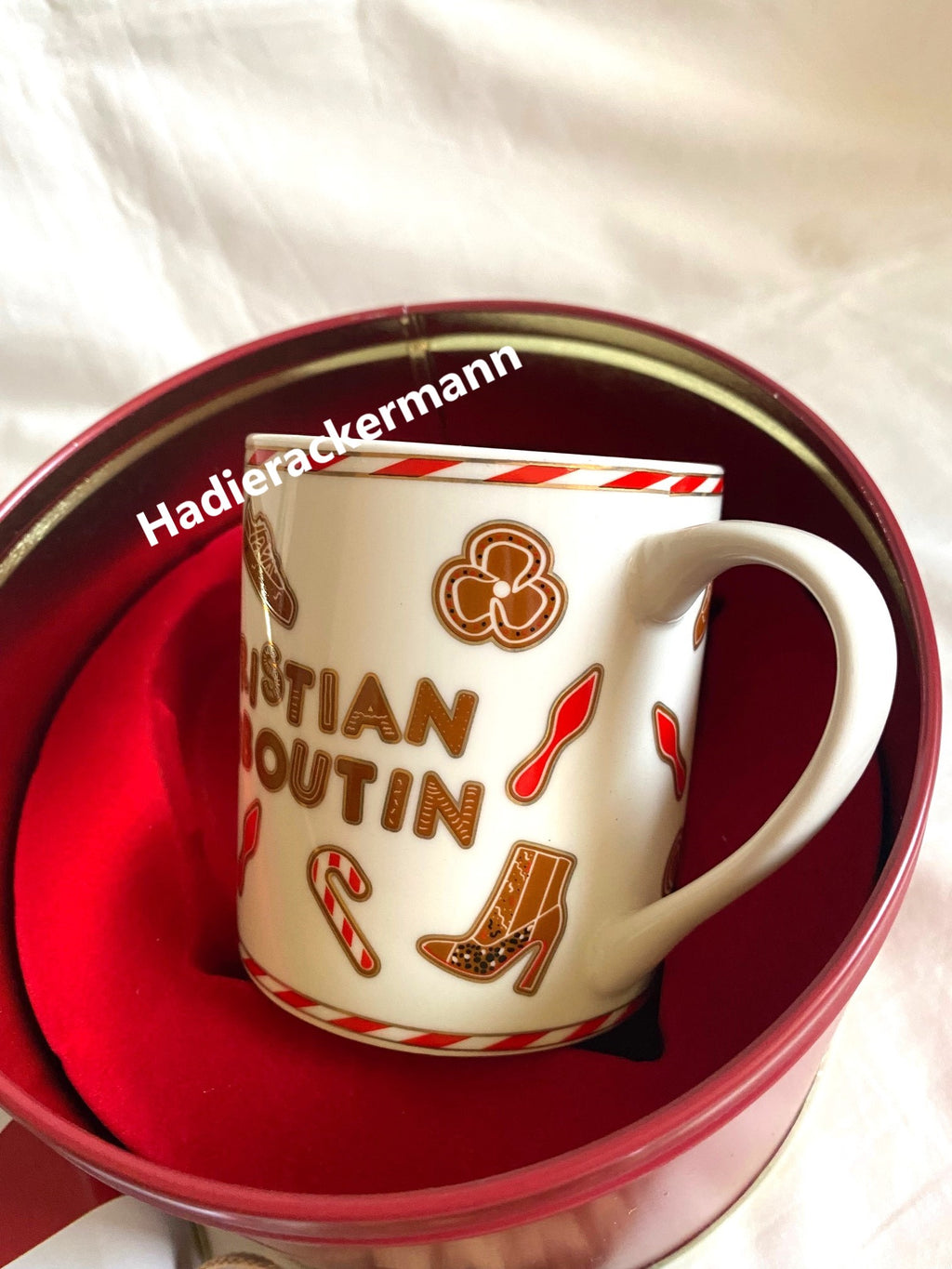 Christian Louboutin mug tea diffuser box set