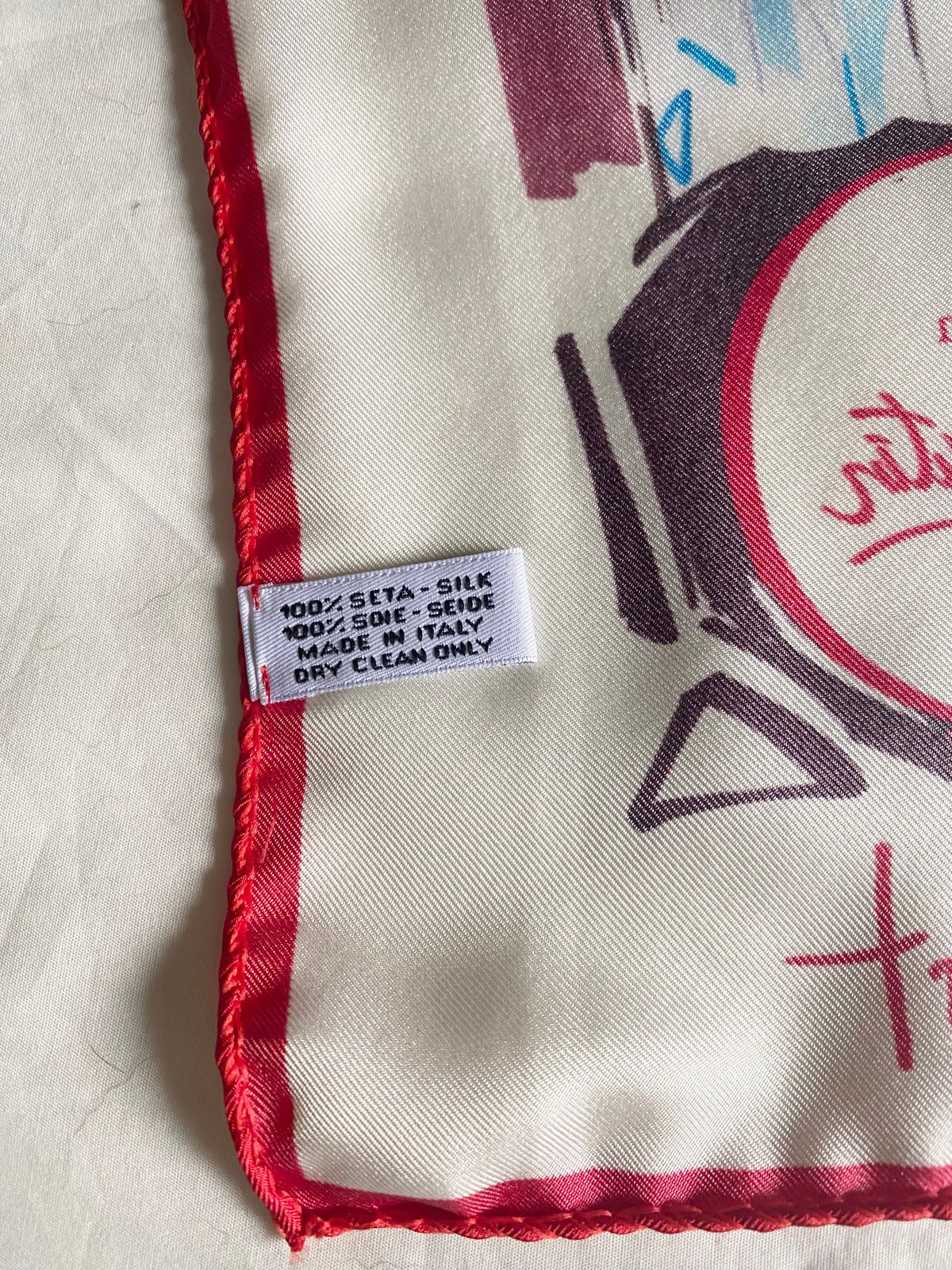Christian Louboutin Hong Kong On Lan Street limited edition small scarf