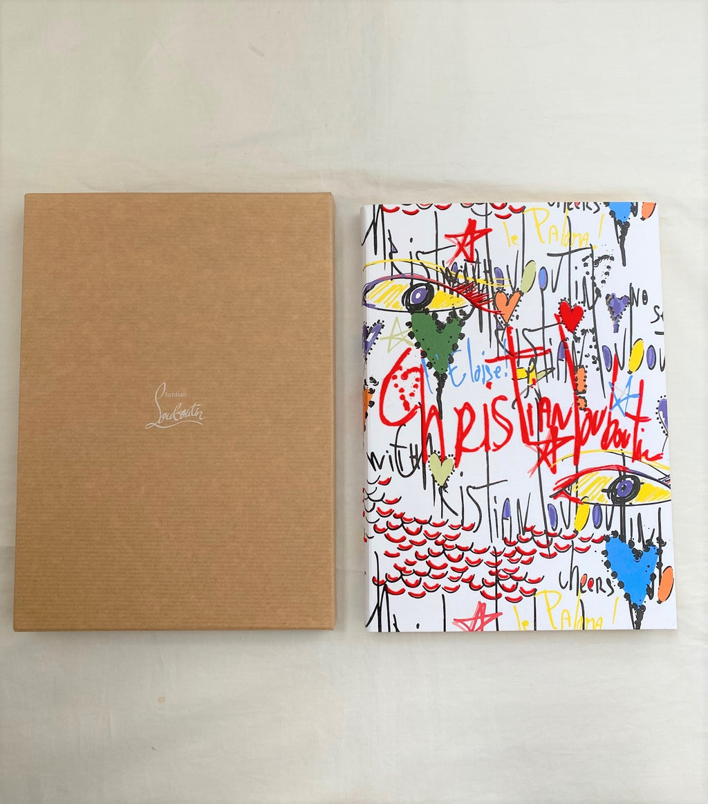 Christian Louboutin Loubitag artwork print notebook