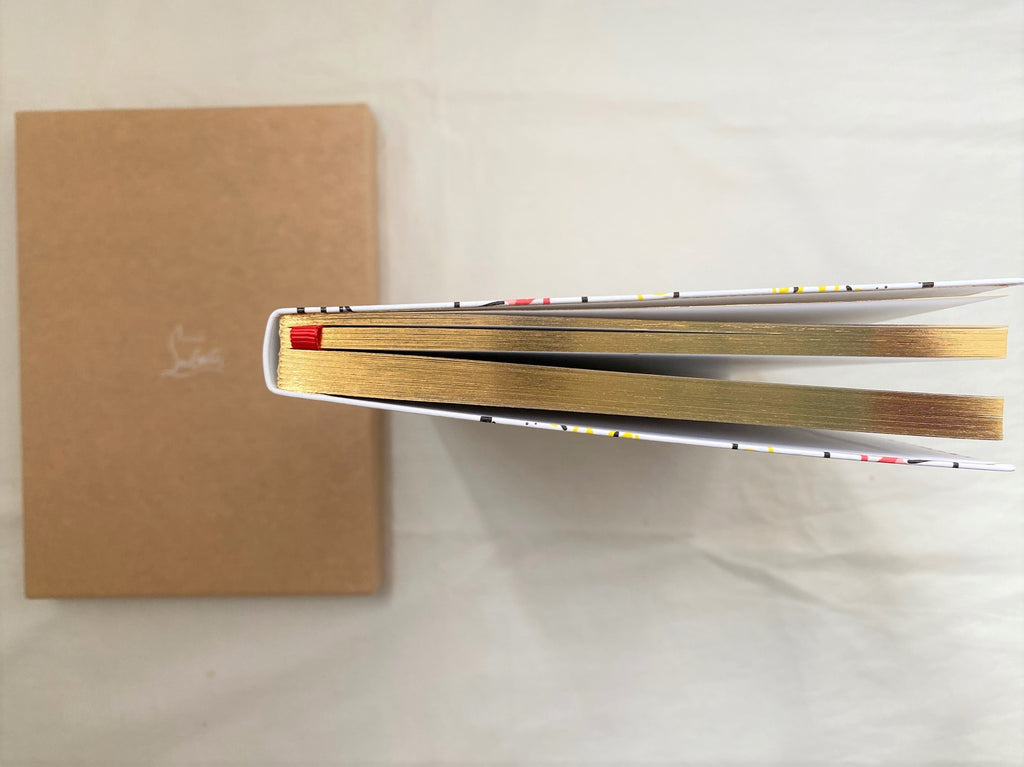 Christian Louboutin Loubitag artwork print notebook