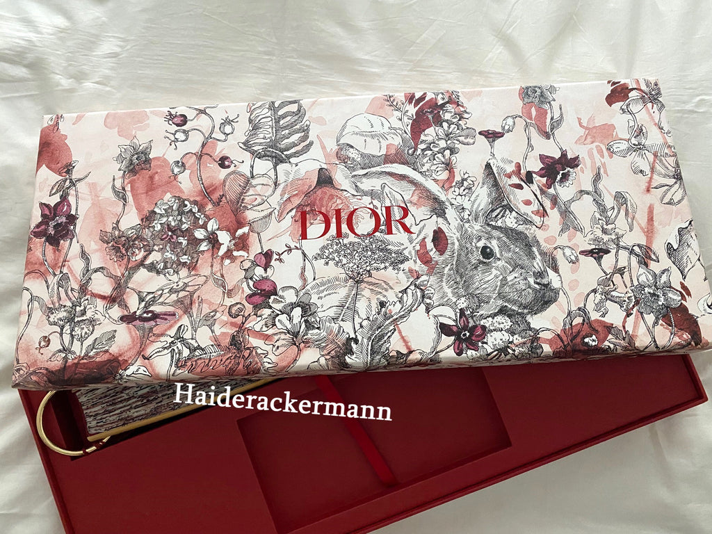 DIOR 2023 Chinese New Year large floral fan & red packet box set