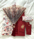 DIOR 2023 Chinese New Year large floral fan & red packet box set