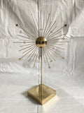Dior 2024 Christmas CD logo gold metal sun stand for window display