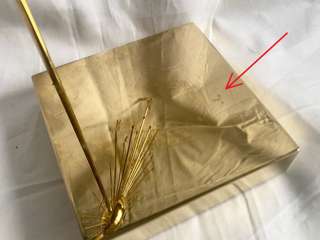Dior 2024 Christmas CD logo gold metal sun stand for window display