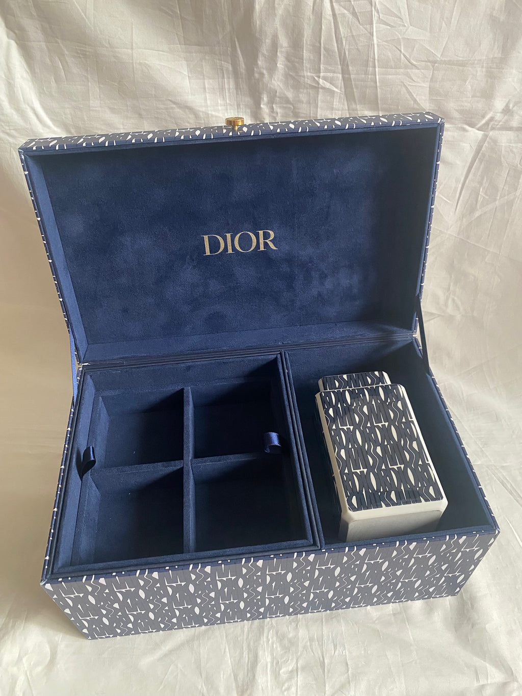 Dior 2024 Mid-Autumn festival monogram porcelain tea jar & accessories box