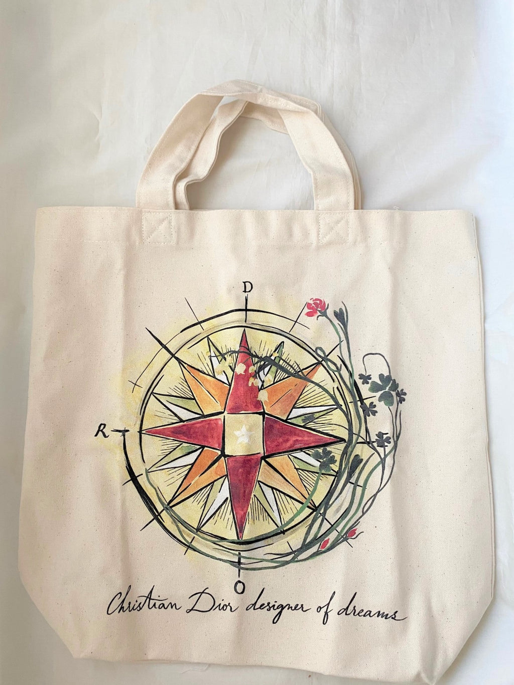 Dior 2020 cruise collection canvas tote bag