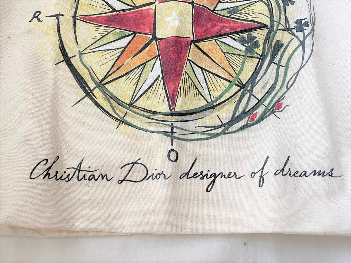 Dior 2020 cruise collection canvas tote bag