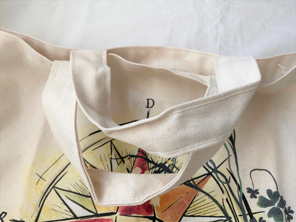 Dior 2020 cruise collection canvas tote bag