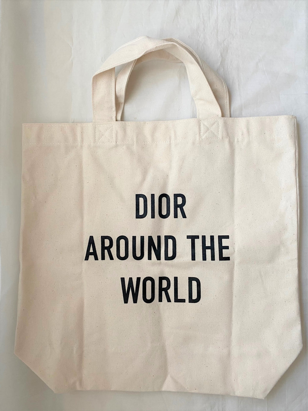 Dior 2020 cruise collection canvas tote bag