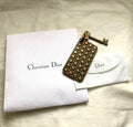 Dior vinatge cannage quilt brass key charm