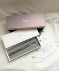 Dior vintage monogram logo patent ballpoint pen
