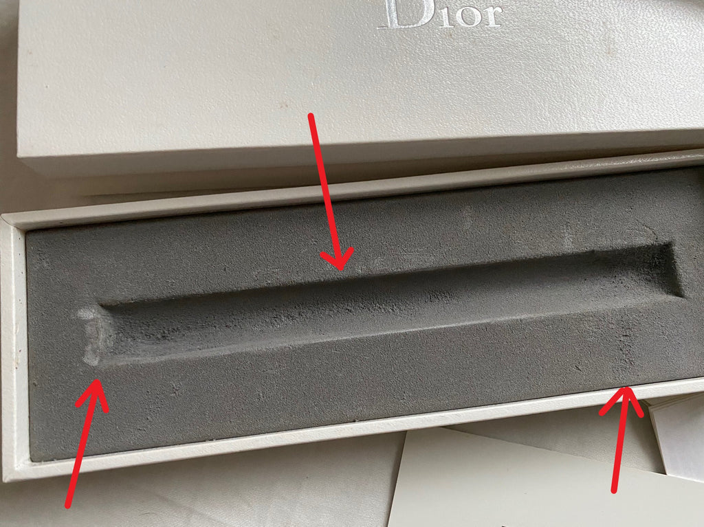 Dior vintage monogram logo patent ballpoint pen