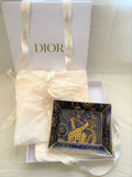Dior giraffe motif porcelain trinket tray