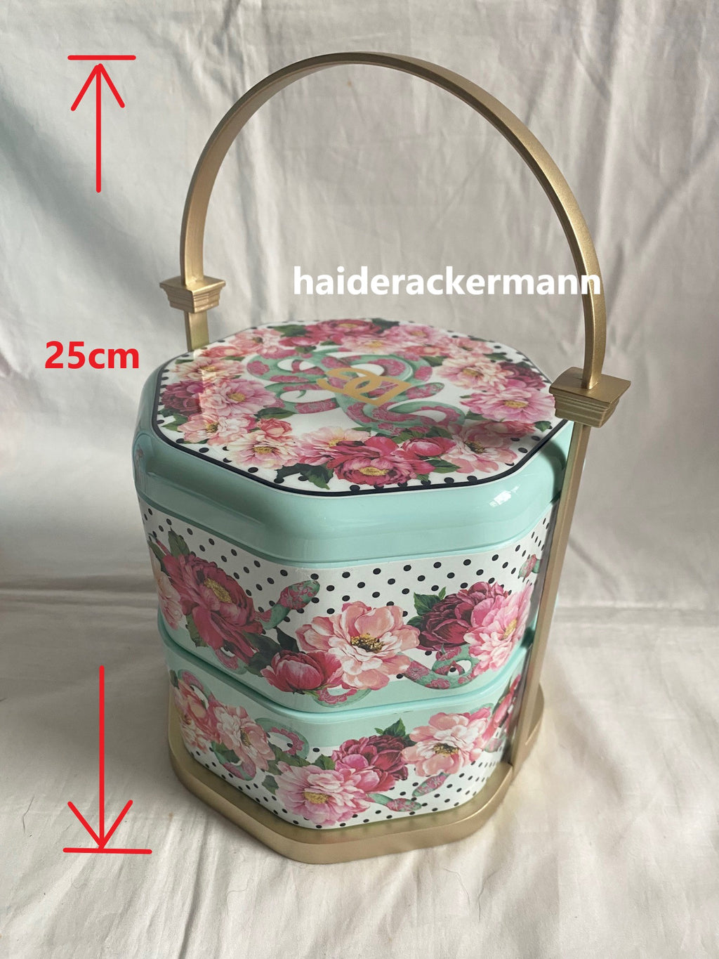 Dolce & Gabbana 2025 Chinese New Year floral candies lunch box with red packets