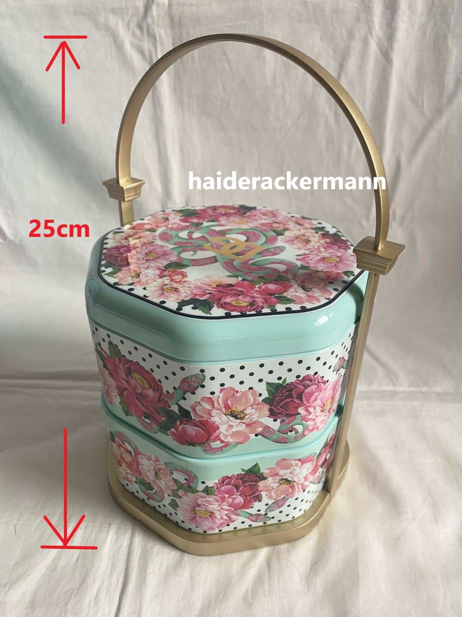 Dolce & Gabbana 2025 Chinese New Year floral candies lunch box with red packets