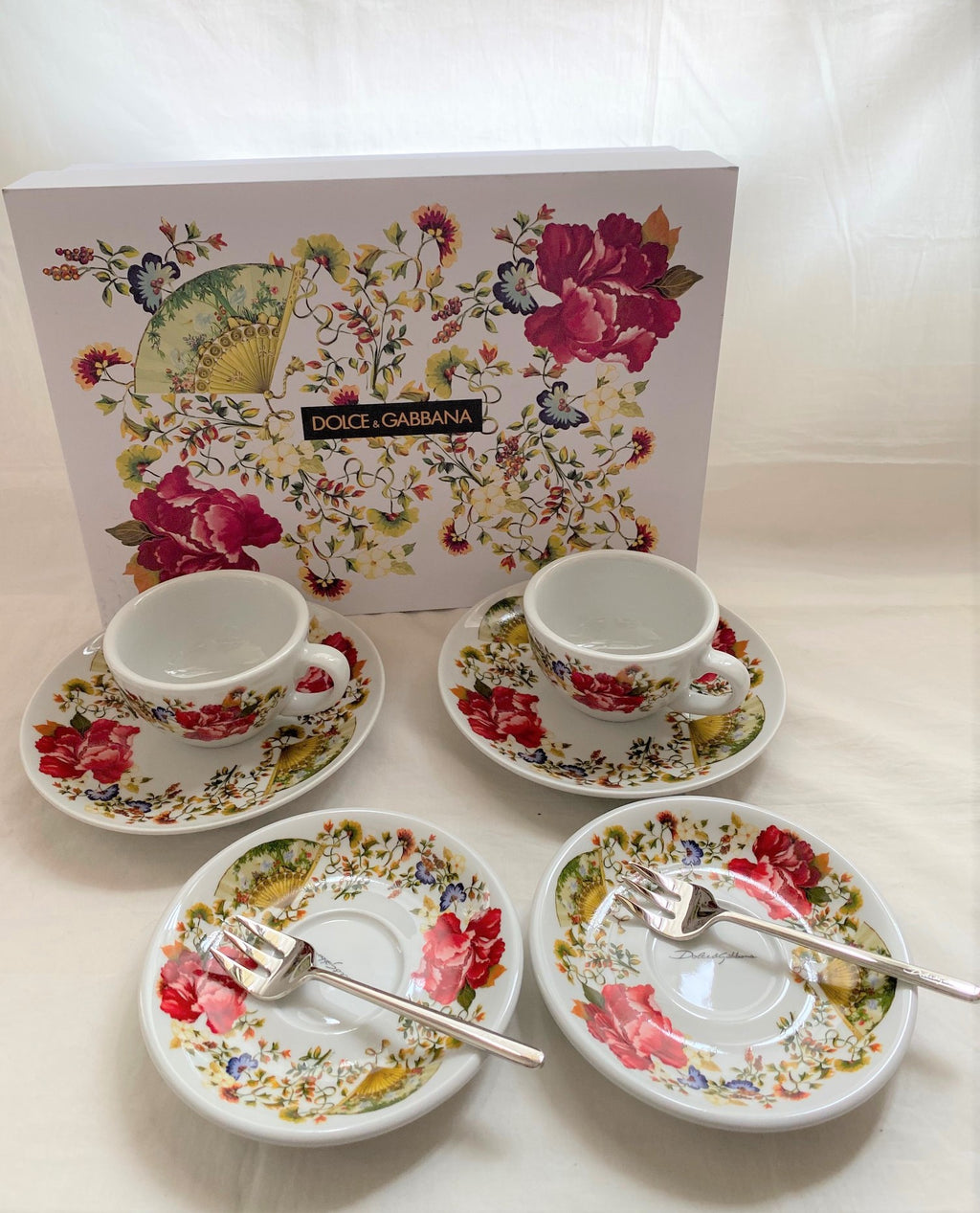 Dolce & Gabbana X Loveramics 2019 Mid-Autumn festival floral tea cup set