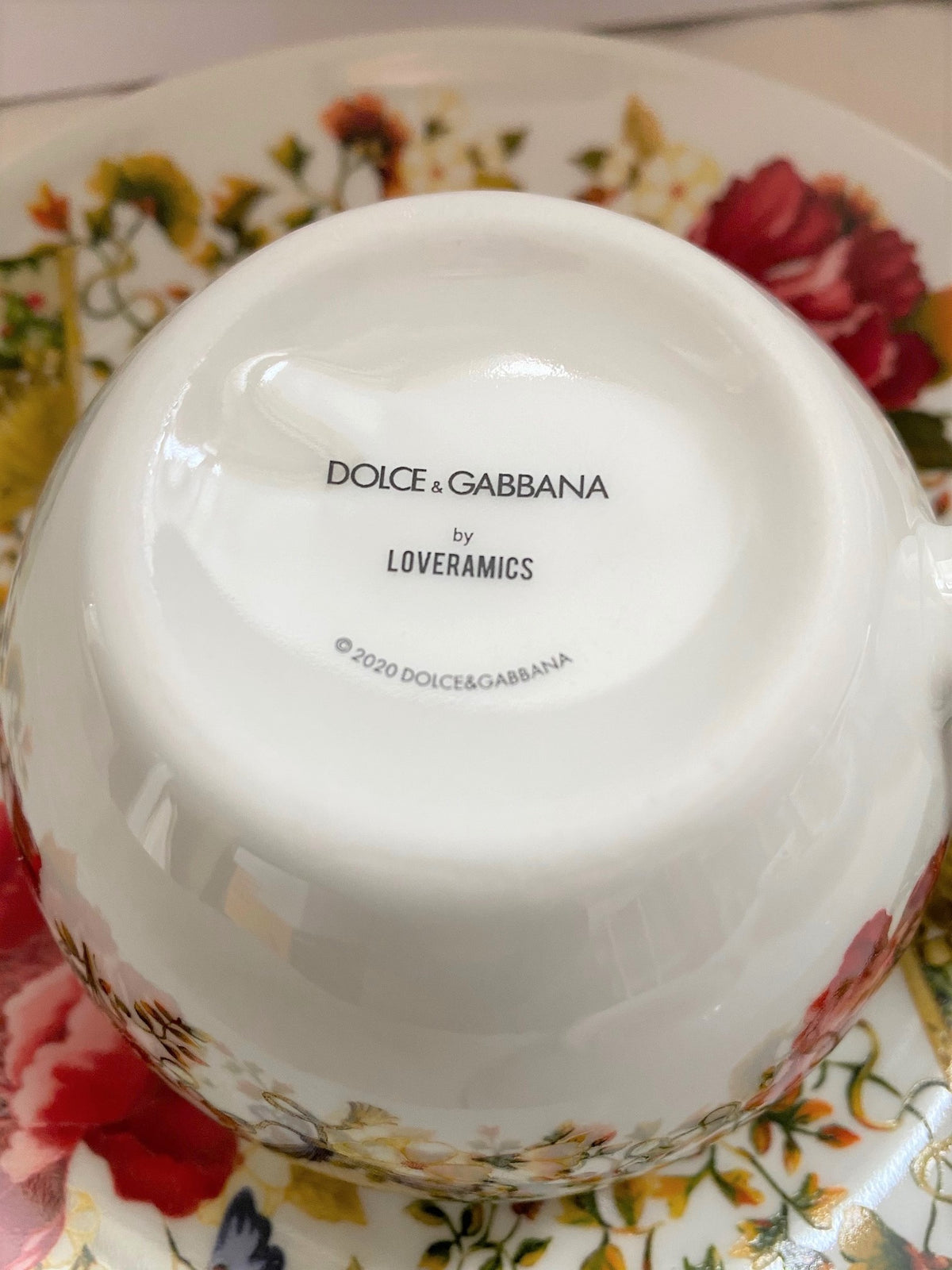 Dolce & Gabbana X Loveramics 2019 Mid-Autumn festival floral tea cup set